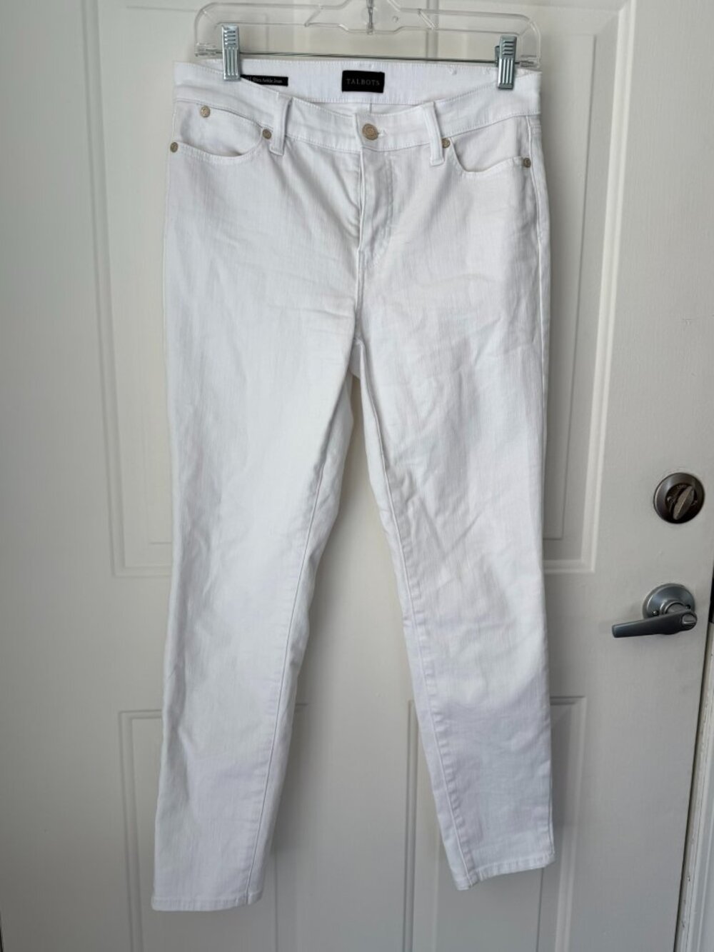 Talbots Petites - White Slim Ankle Jeans